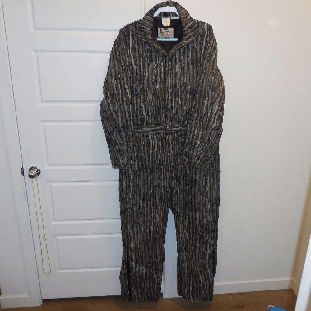 VTG NEW WALLS Blizzard Pruf Camo Coveralls Men XLT Hunting Insulated Quilted USA